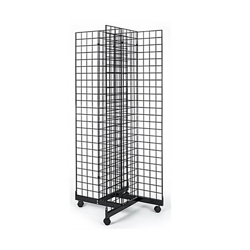 Grid Wall Panel Base with Casters