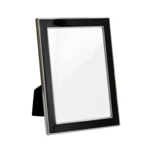 Black Picture Frame With Silver Trim