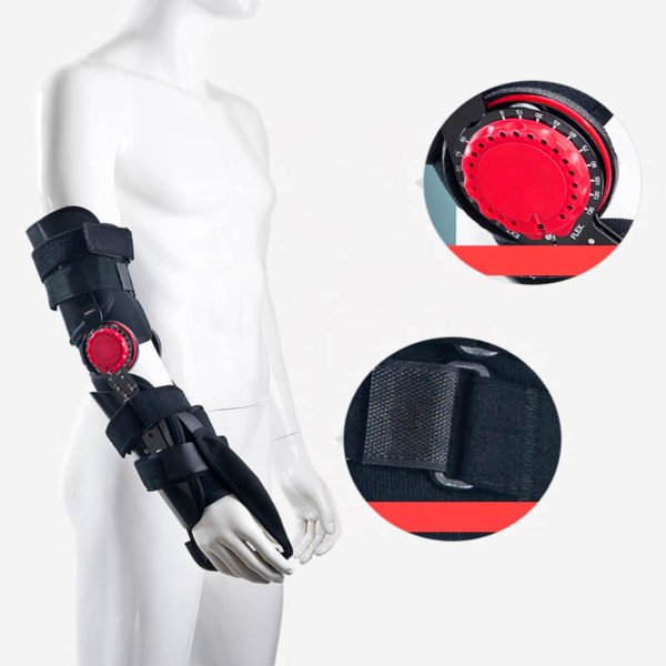 Hinged Elbow Brace With Dial